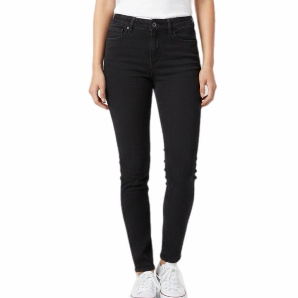 Old Navy Women's Rockstar Jegging Jeans Size 24 Black Skinny Raw Hem Stretch